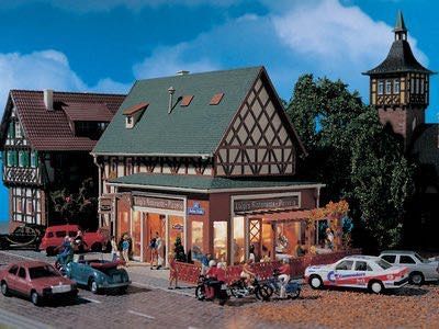 Vollmer 43681 - Luigi´s Pizzeria mit Pergola H0 1:87 Vollmer 43681 - Luigi´s Pizzeria mit Pergola H0 1:87