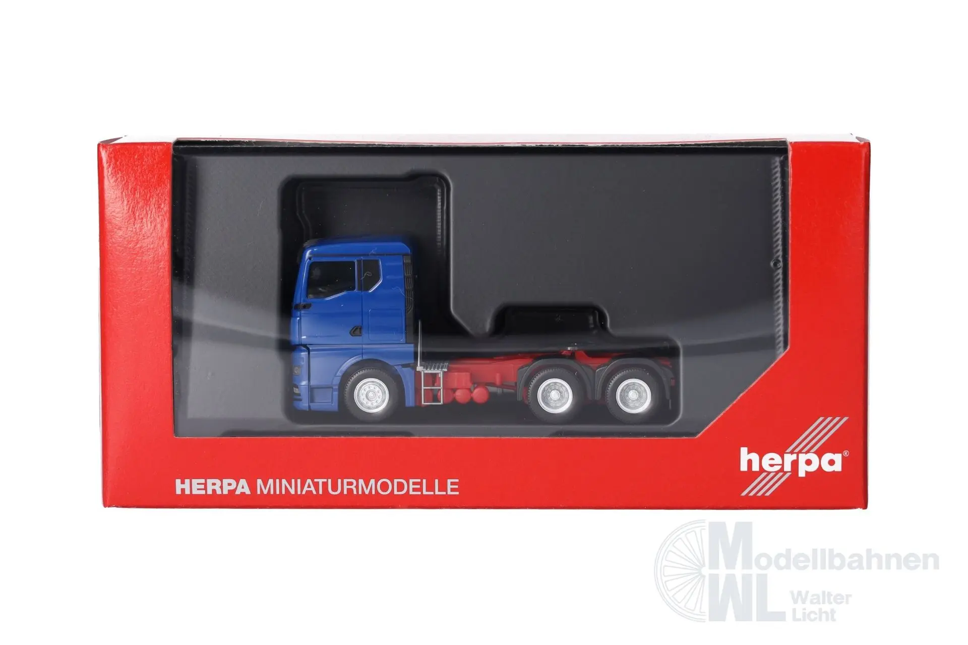 Herpa 320566 - MAN TGX GN Zugmaschine 3 achs blau H0 1:87
