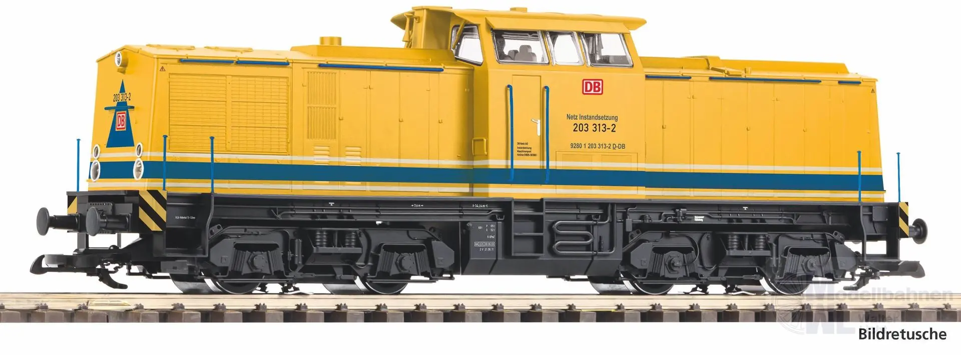 Piko 37559 - Diesellok BR 203 Bahnbau Ep.V Spur G 1:22,5 Sound