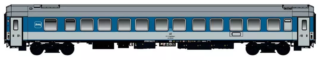 LS Models 48211 - Schlafwagen WLABmee UZ Ep.V weißer Streifen H0/GL