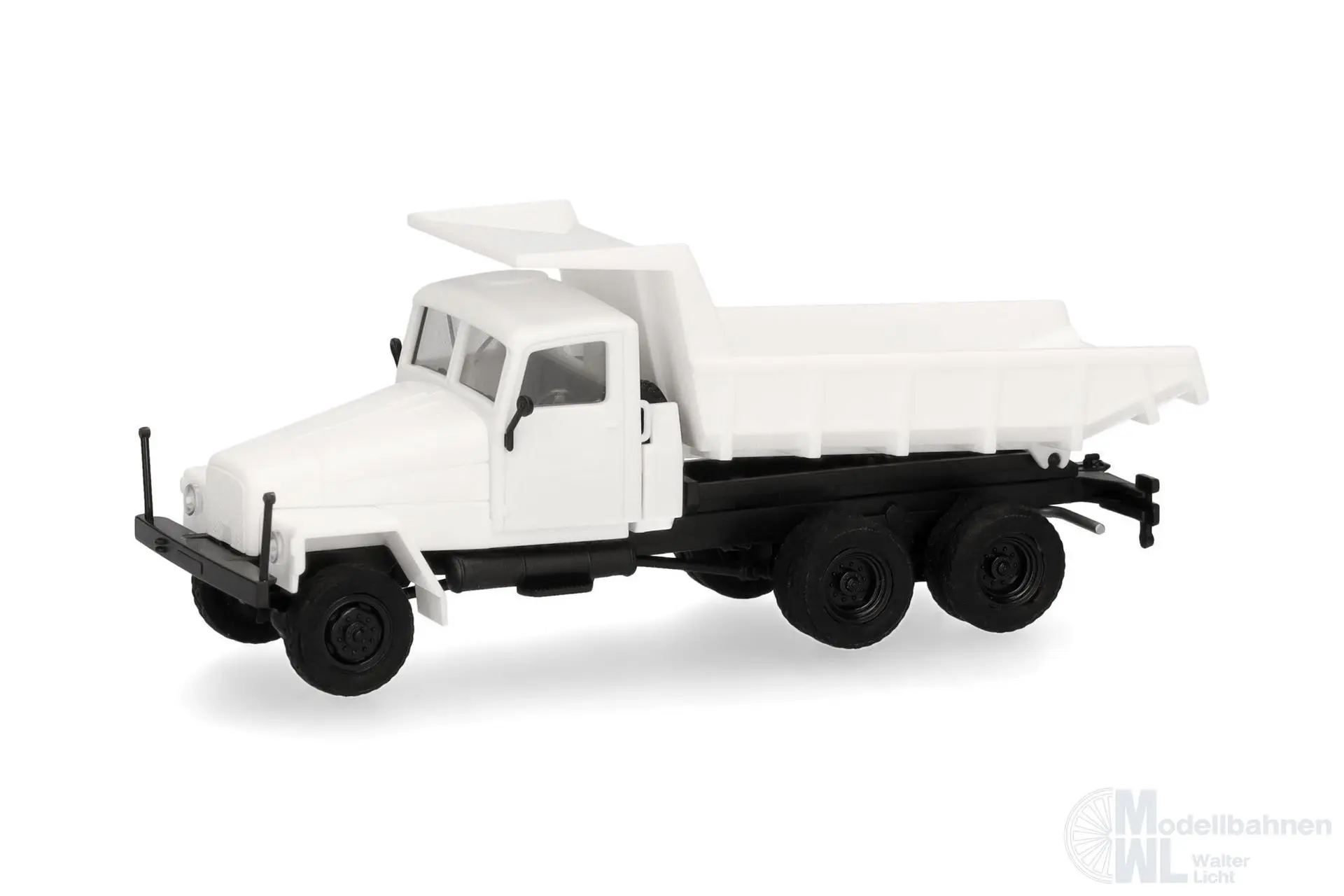 Herpa 014175 - Herpa MiniKit: IFA G5 Muldenkipper-LKW 3achs, weiß H0 1:87