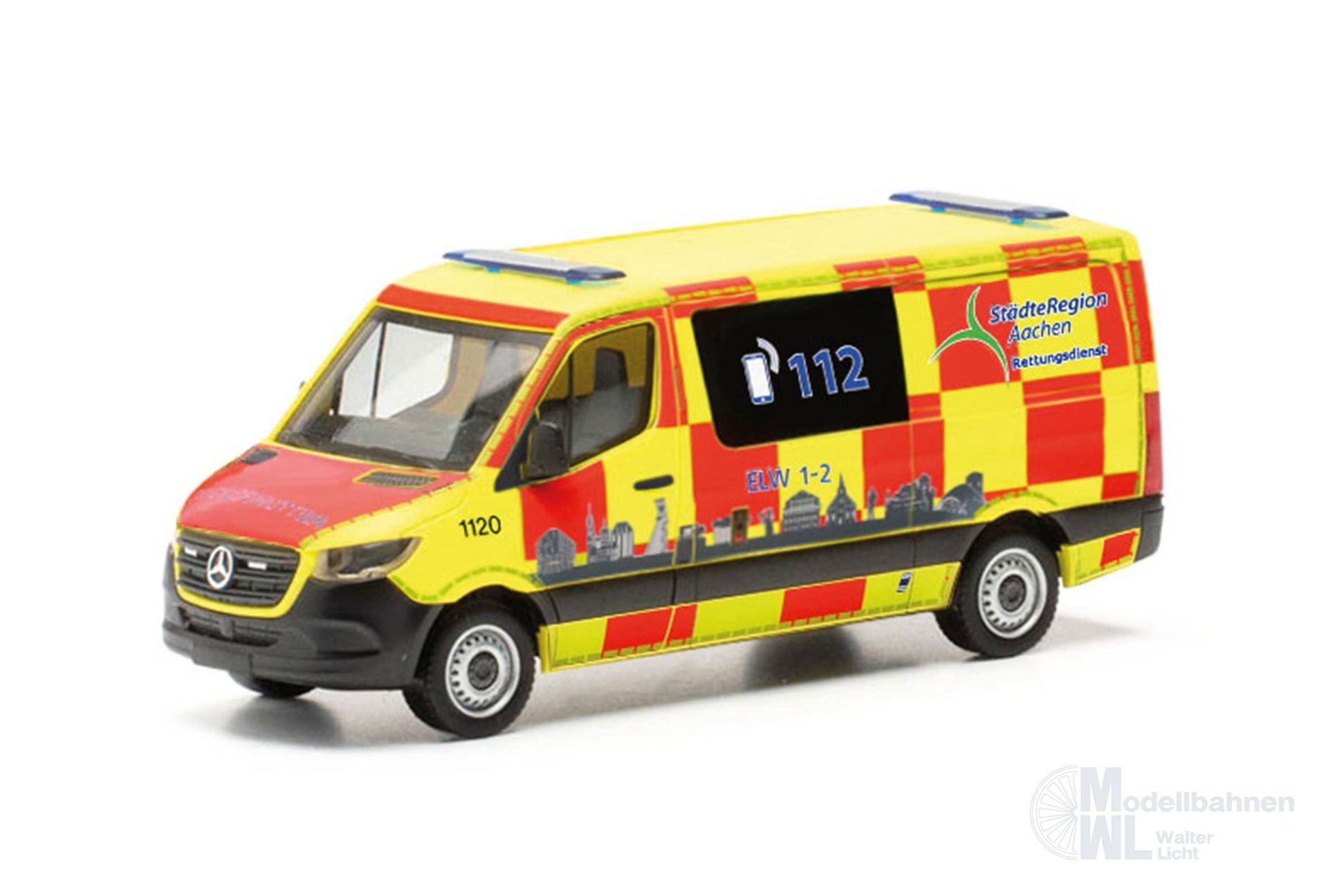 Herpa 097741 - Mercedes-Benz Sprinter 18 FD RD Aachen H0 1:87 Herpa 097741 - Mercedes-Benz Sprinter 18 FD RD Aachen H0 1:87