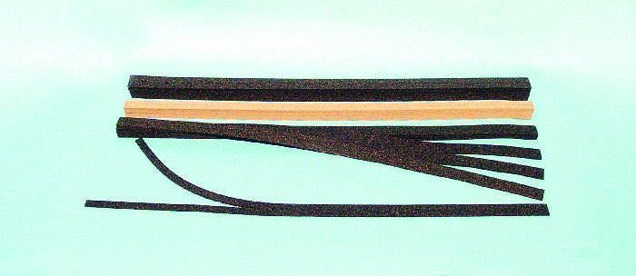 Heki 3188 - Gleisbettung Superflex dunkel 3,6 Meter TT 1:120