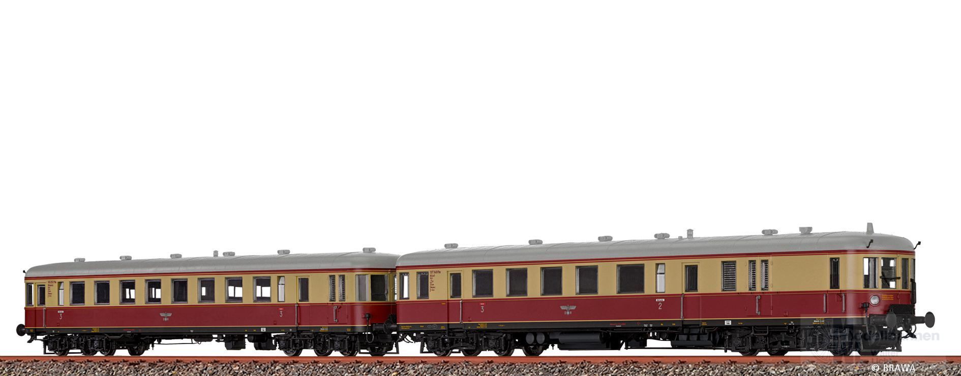 Brawa 44716 - Triebwagen VT137+VS145 DRG Ep.II H0/GL BASIC+ Brawa 44716 - Triebwagen VT137+VS145 DRG Ep.II H0/GL BASIC+