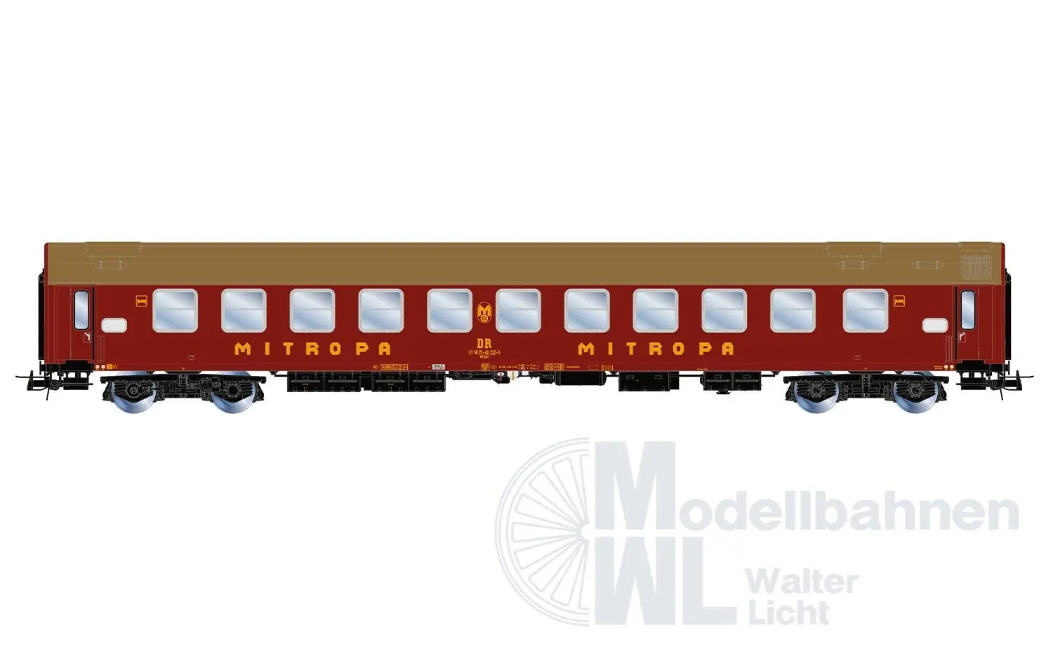 Rivarossi 4419 - Schlafwagen Set DR Ep.IV 2.tlg. H0/GL