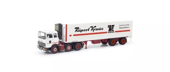 Herpa 87MBS026307 - Mercedes-Benz LPS 2032 Kühlkoffersattelzug Rupert Kraus H0 1:87