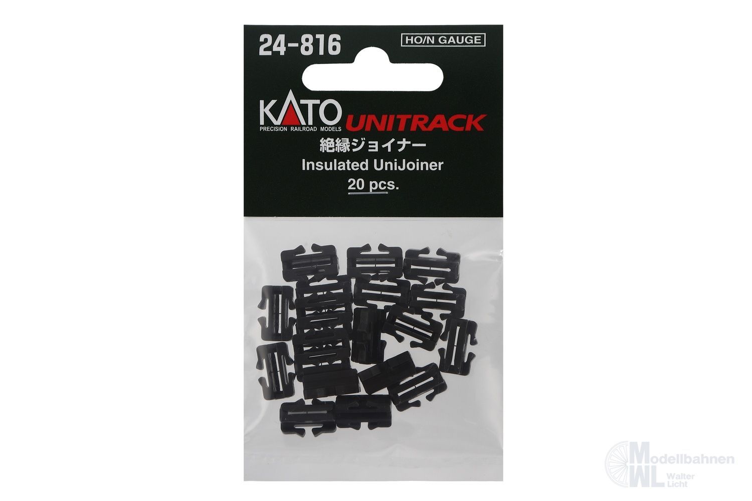 Kato 24-816 - Isolierter UniJoiner (20 Stück) N 1:160