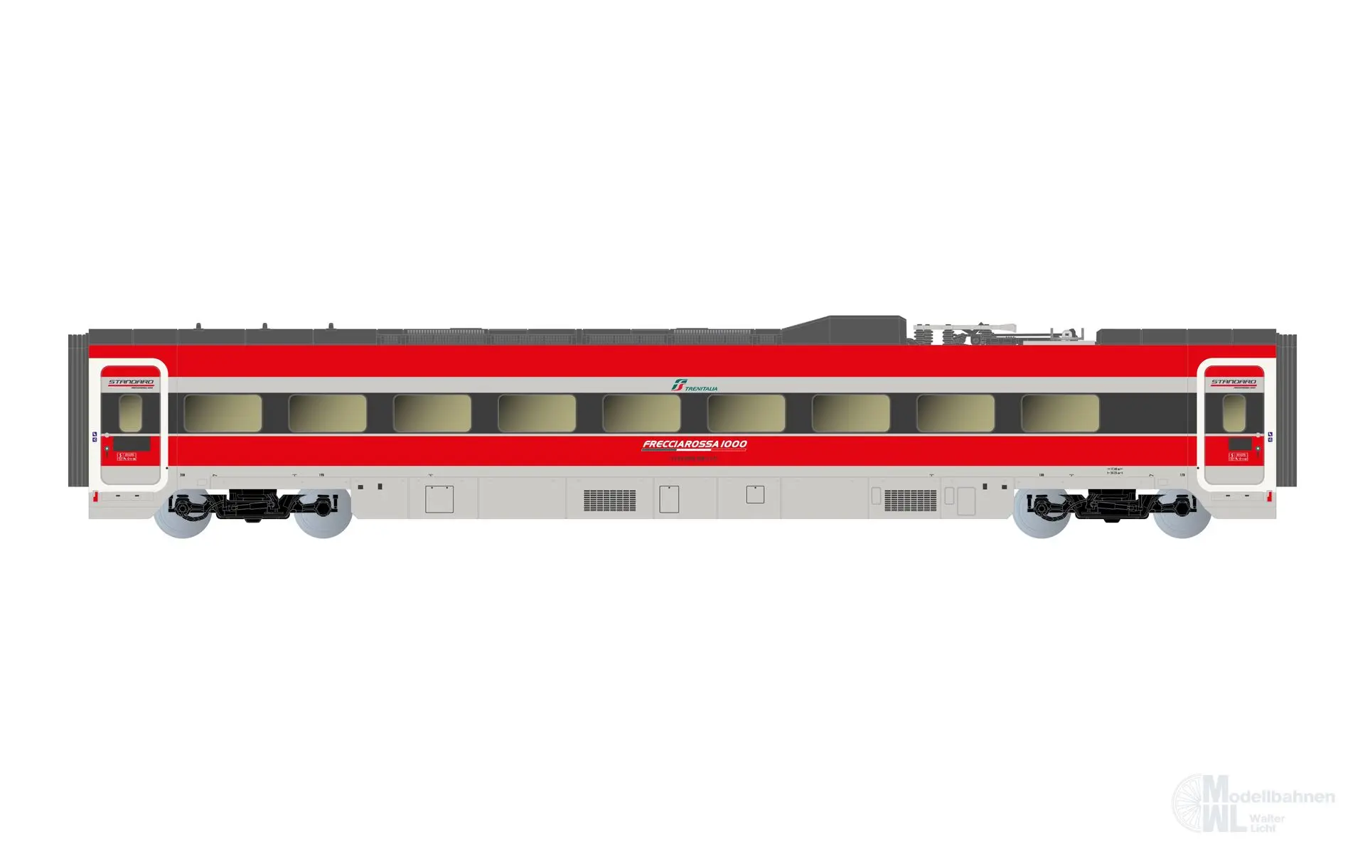 Arnold 3514 - Ergänzungswagen Set ETR 1000 FS Ep.VI Le plaisir 4.tlg. N 1:160