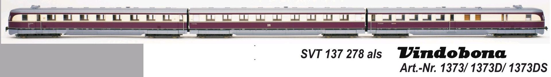 Kres 1373 - Triebzug SVT 137 278 Vindobona TT 1:120 Kres 1373 - Triebzug SVT 137 278 Vindobona TT 1:120