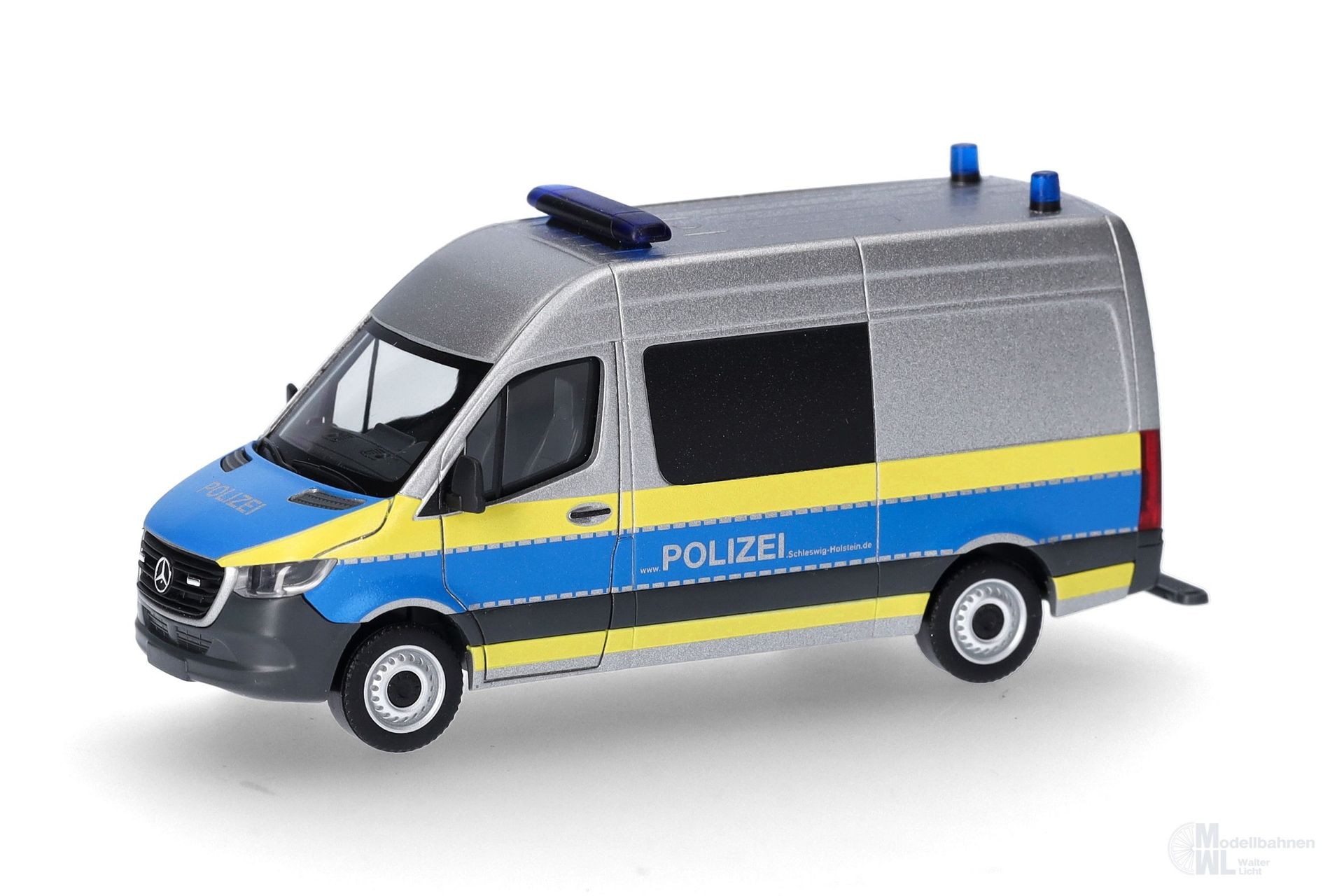 Herpa 098304 - Mercedes-Benz Sprinter Halbbus Polizei SH H0 1:87