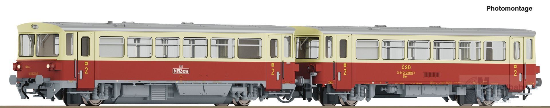 Roco 7790001 - Dieseltriebwagen M152 CSD Ep.IV TT 1:120 Sound