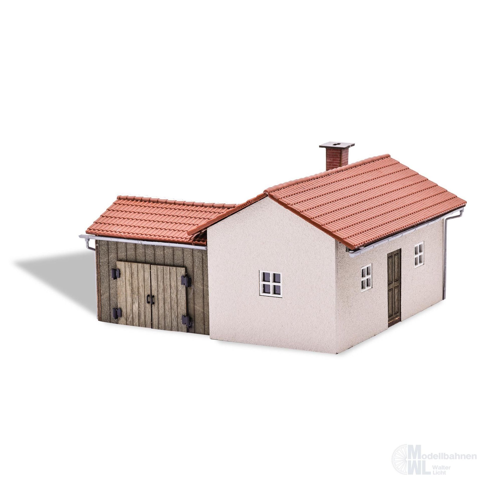 Busch 1898 - Werkstatt mit Schuppen H0 1:87