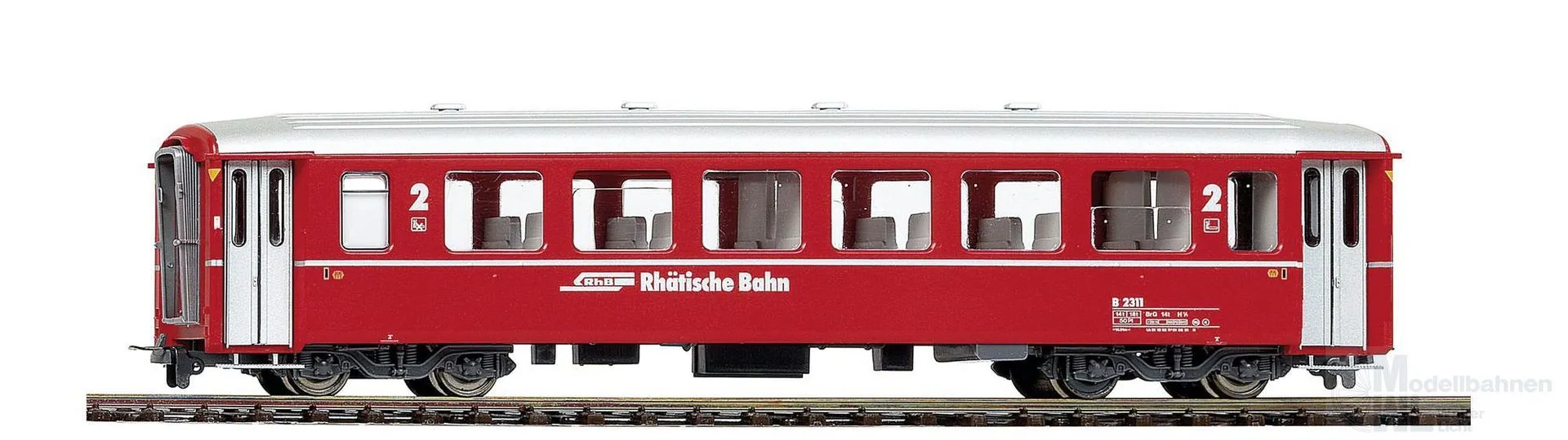Bemo 3255150 - Einheitswagen EW I RhB Ep.V B 2310 Berninabahn rot H0m