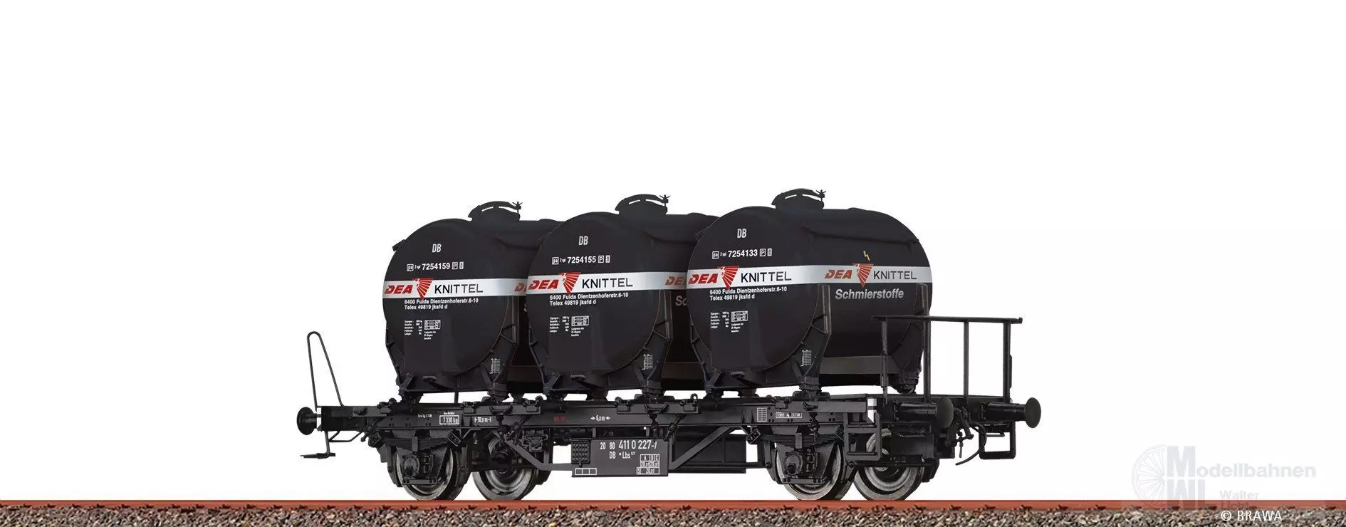 Brawa 50929 - Behältertragwagen DB Ep.IV DEA H0/GL