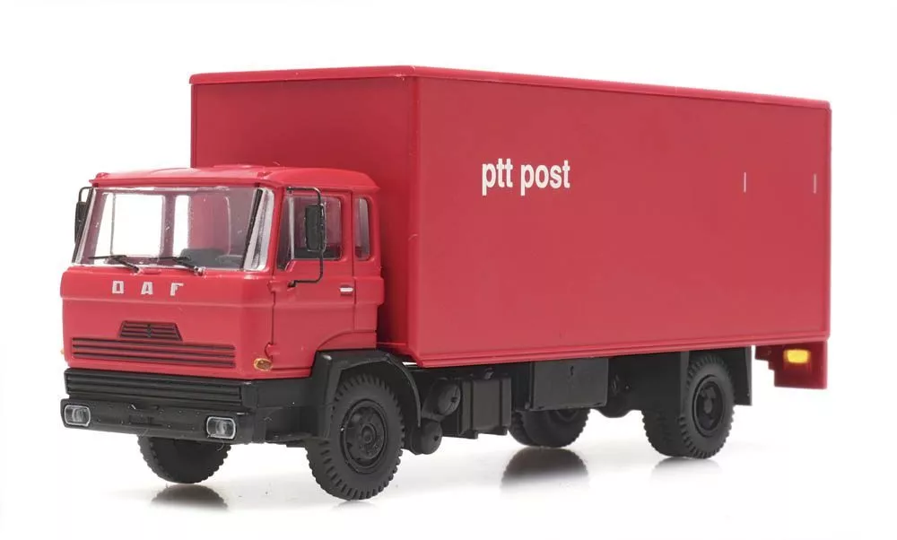 ARTITEC b.v. 487.051.05 - DAF Kipp-Fahrerhaus Koffer-LKW, PTT Post H0 1:87