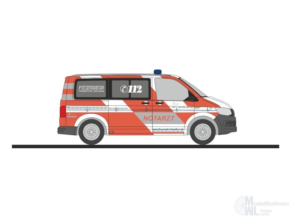 Rietze 53966 - Volkswagen T6 Notarzt BF Frankfurt H0 1:87 Rietze 53966 - Volkswagen T6 Notarzt BF Frankfurt H0 1:87