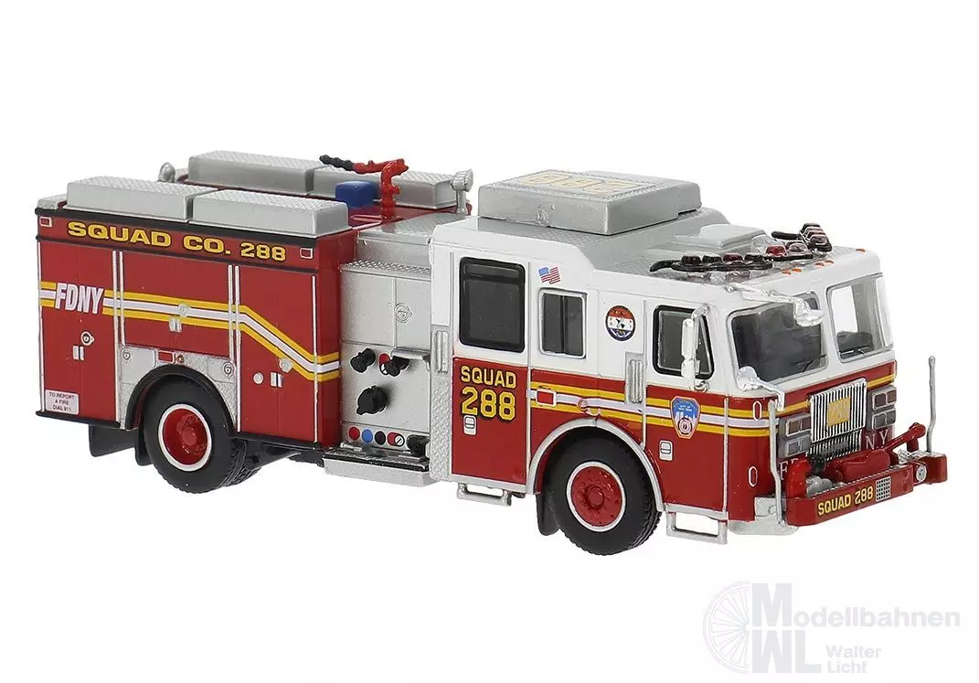 PCX-Models 870845 - Seagrave Attacker 2013 FDNY - Queens H0 1:87