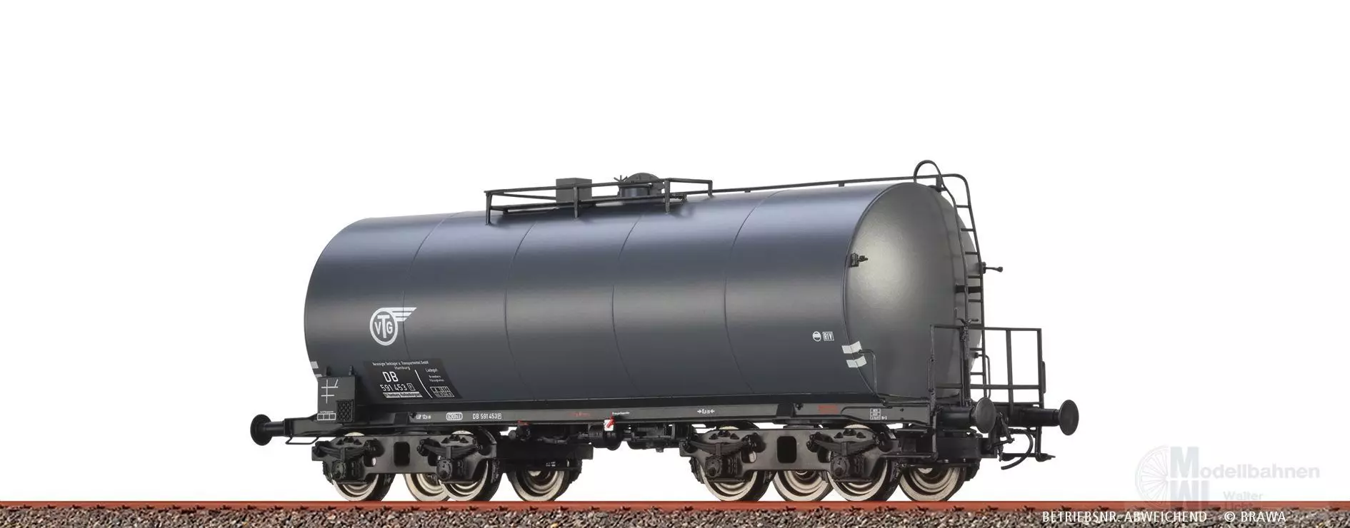 Brawa 49621 - Leichtbaukesselwagen DB Ep.III Uerdingen VTG H0/GL
