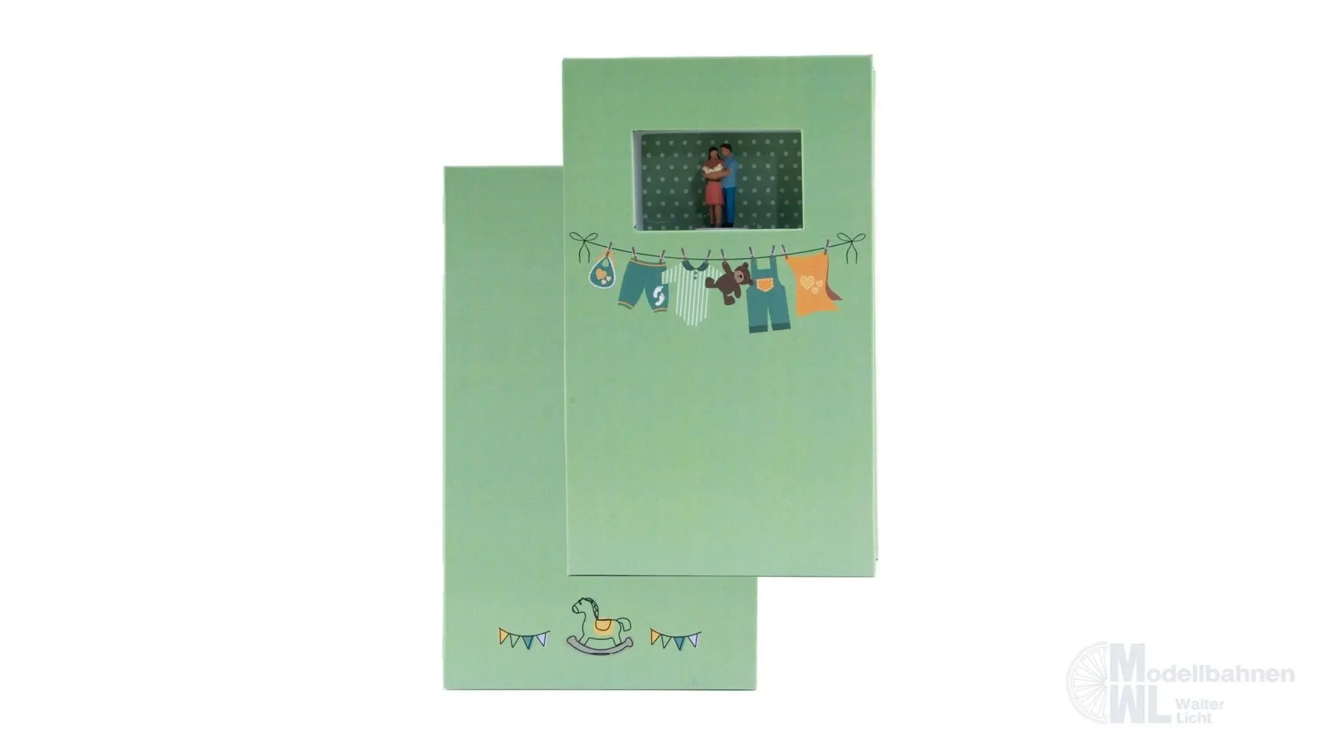 Noch 99509 - Geschenkbox Glückwunsch zum Baby  1:76