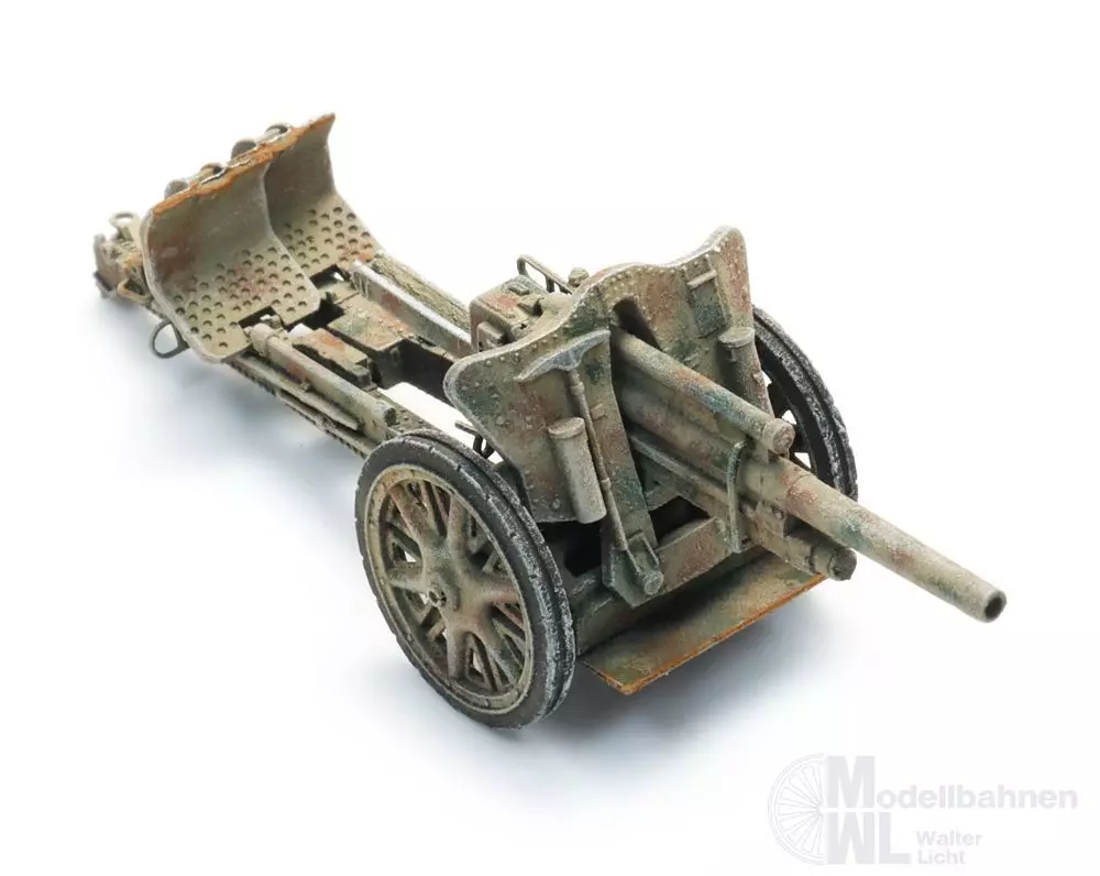 ARTITEC b.v. 6870629 - WM 10,5cm LeFH 18 Tarnung Fertigmodell H0 1:87