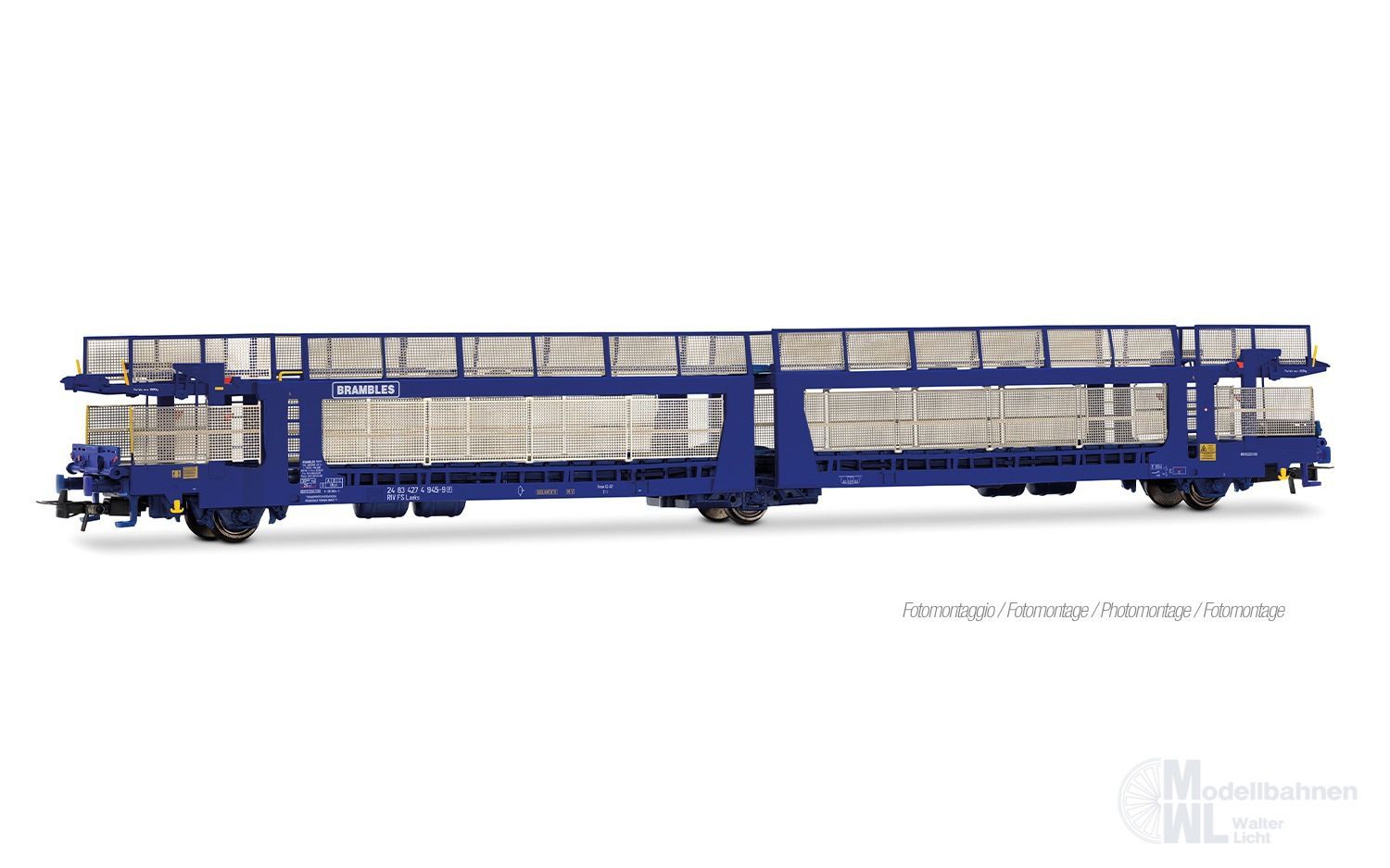 Rivarossi 6700 - Autotransportwagen FS Ep.V BRAMBLES H0/GL