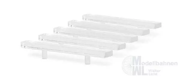 Rietze 70257 - LED Balken RTW transparent 5 Stück H0 1:87