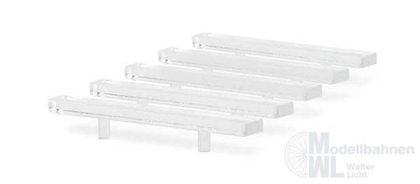 Rietze 70257 - LED Balken RTW transparent 5 Stück H0 1:87