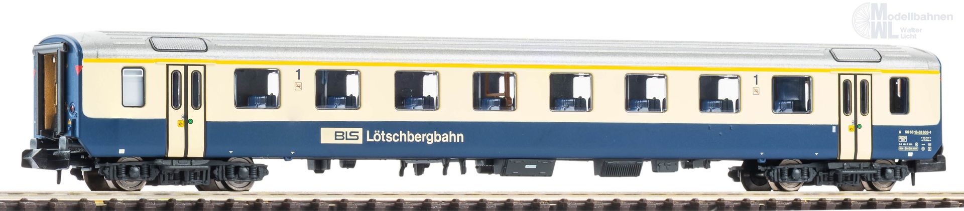 Piko 94386 - Personenwagen BLS Ep.V EW I 1.Kl. Wortmarke und Außenschwingtüren N 1:160