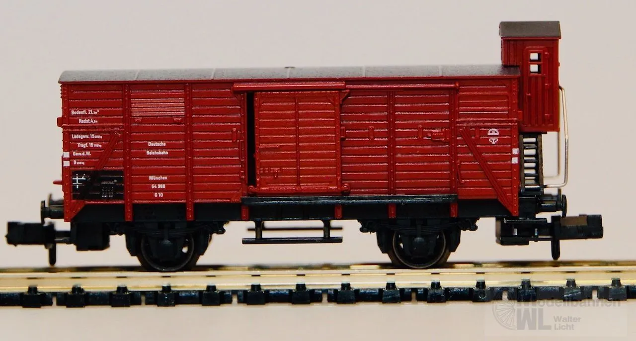 Fleischmann 8365 - FLEISCHMANN - Güterwagen ged. DRG Ep.II G10 N 1:160