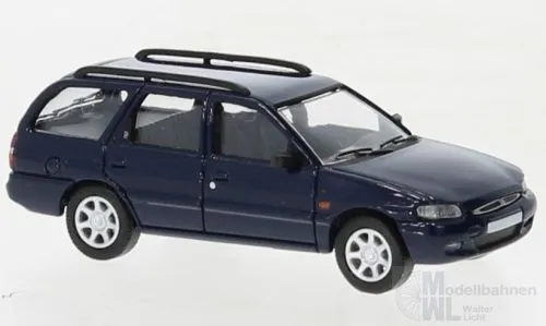 PCX-Models 870652 - Ford Escort MK VII Turnier dunkelblau 1995 H0 1:87