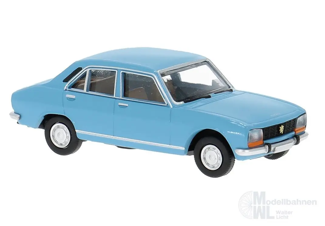 Brekina 29121 - Peugeot 504 in vert torrent Sturzbachgrün H0 1:87