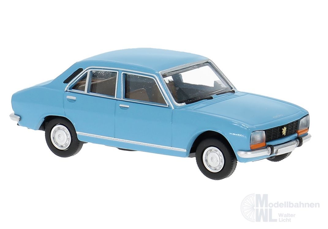 Brekina 29121 - Peugeot 504 in vert torrent Sturzbachgrün H0 1:87