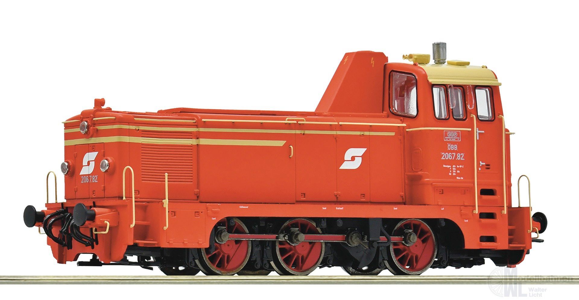 Roco 7310064 - Diesellok Reihe 2067.82 ÖBB Ep.IV H0/GL Sound