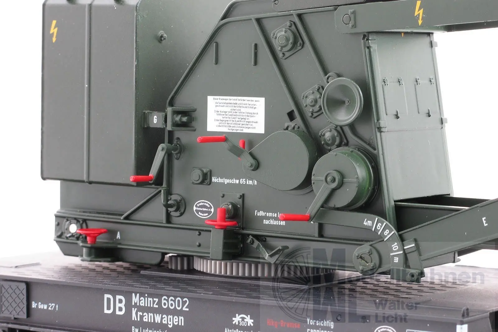 Lenz 42450-02 - Kran Wyhlen 10t, DB, Epoche 3, mit KranschutzwagenSpur 0