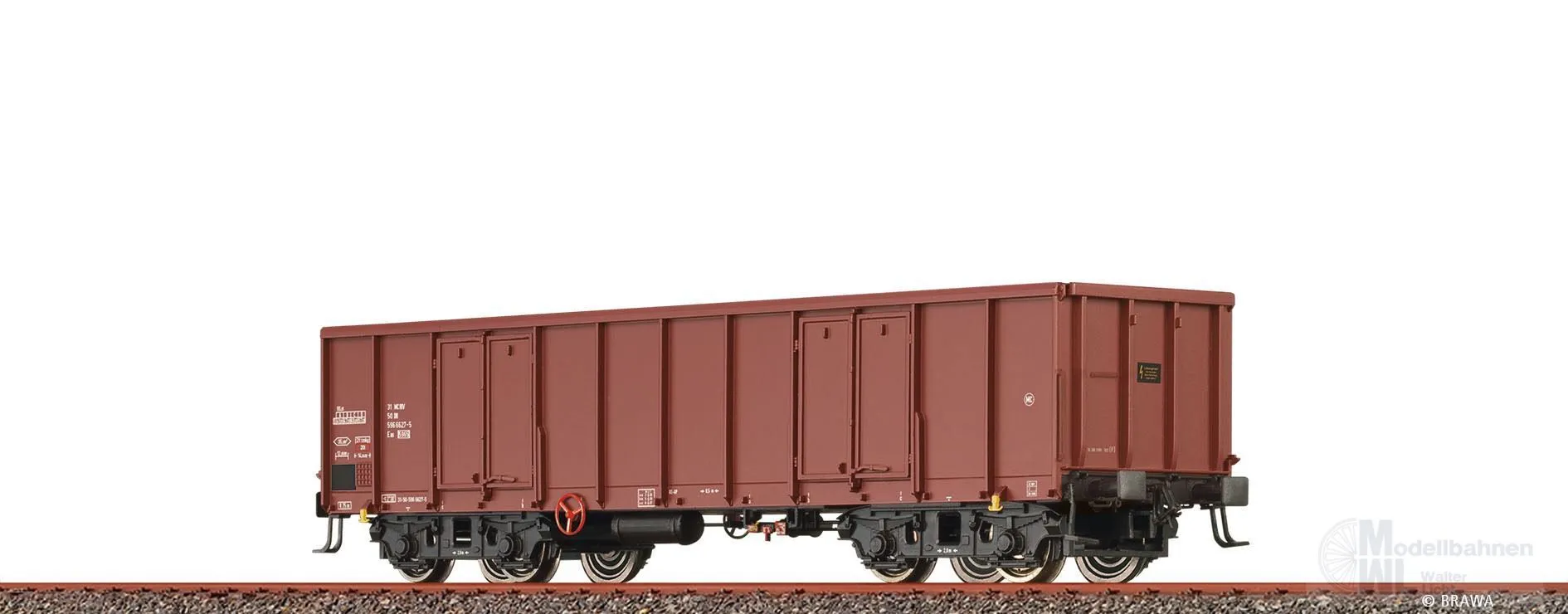 Brawa 51369 - Güterwagen offen DR Ep.IV Eas [5965] H0/GL