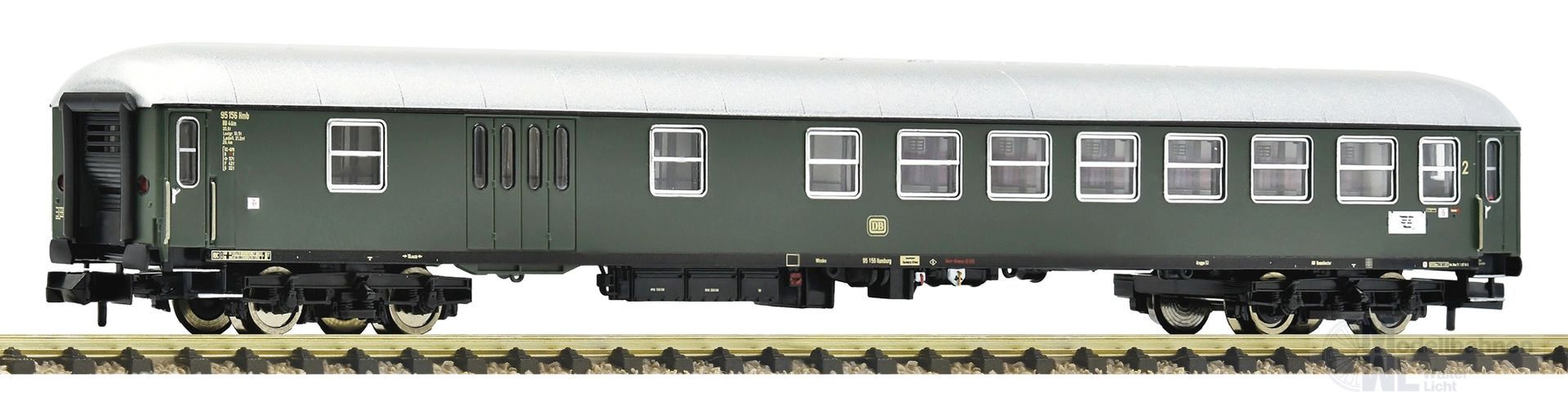 Fleischmann 6260072 - Reisezugwagen DB Ep.III 2Kl./Gepäck BD4üm N 1:160