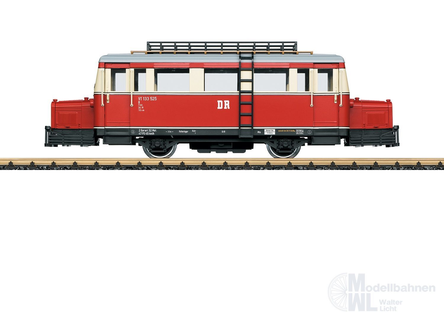 LGB 24662 - Wismarer Schienenbus DR Ep.III Spur G 1:22,5