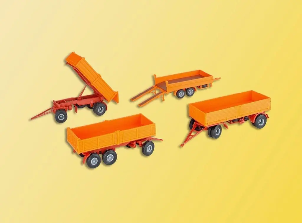 Kibri 15707 - Kommunalanhänger-Set H0 1:87