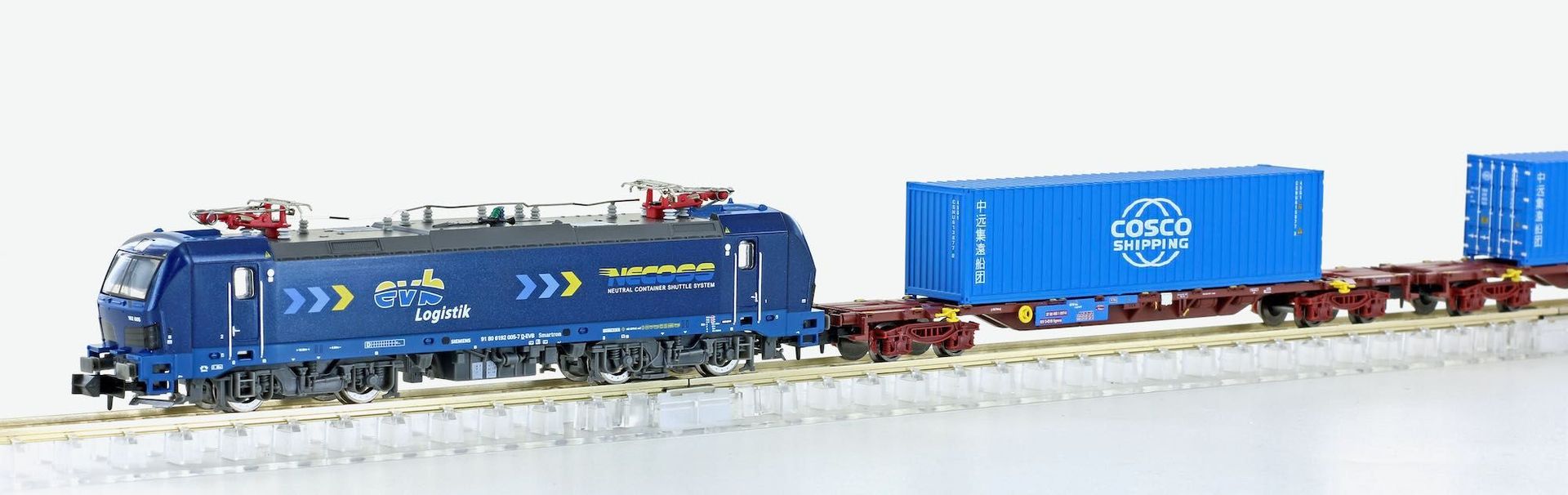 Lemke Collection 96004S - Container-Zug mit E-Lok BR 192 005 Smartron N 1:160 Sound