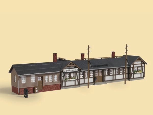 Auhagen 11418 - Bahnhof Barthmühle H0 1:87