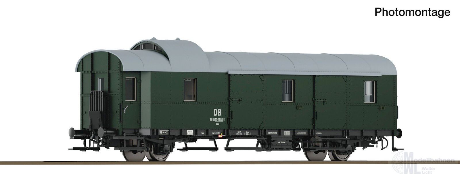Roco 6280087 - Packwagen Donnerbüchse DR Ep.IV TT 1:120