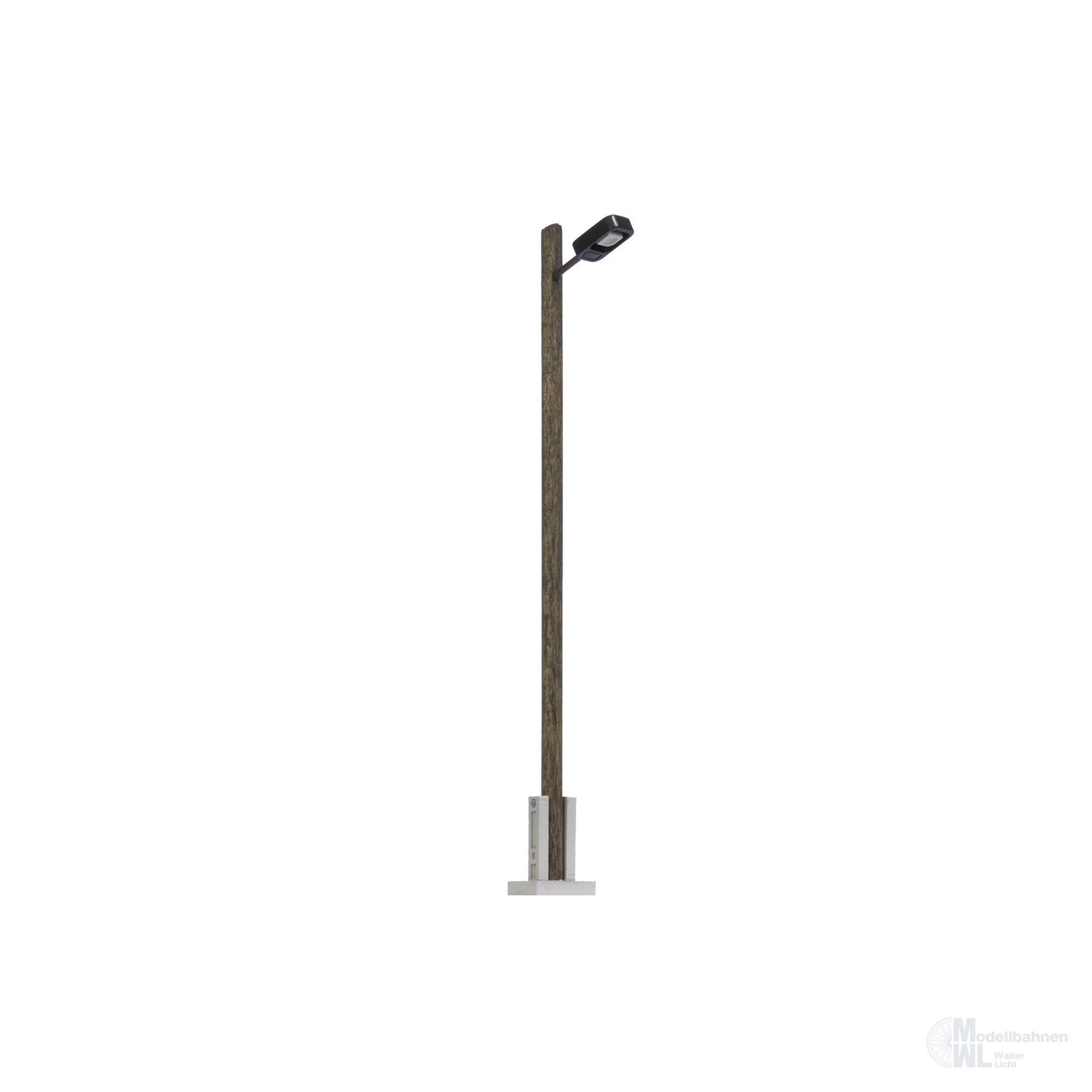Busch 8747 - Straßenleuchte gelb eckig 70mm TT 1:120