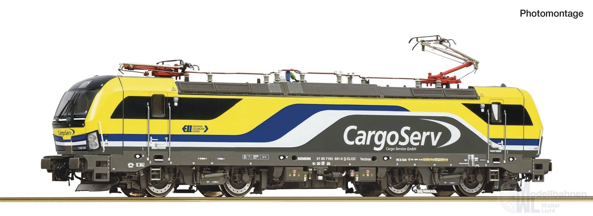 Roco 7520267 - E-Lok BR 7193 601 Cargoserv Ep.VI H0/WS Sound