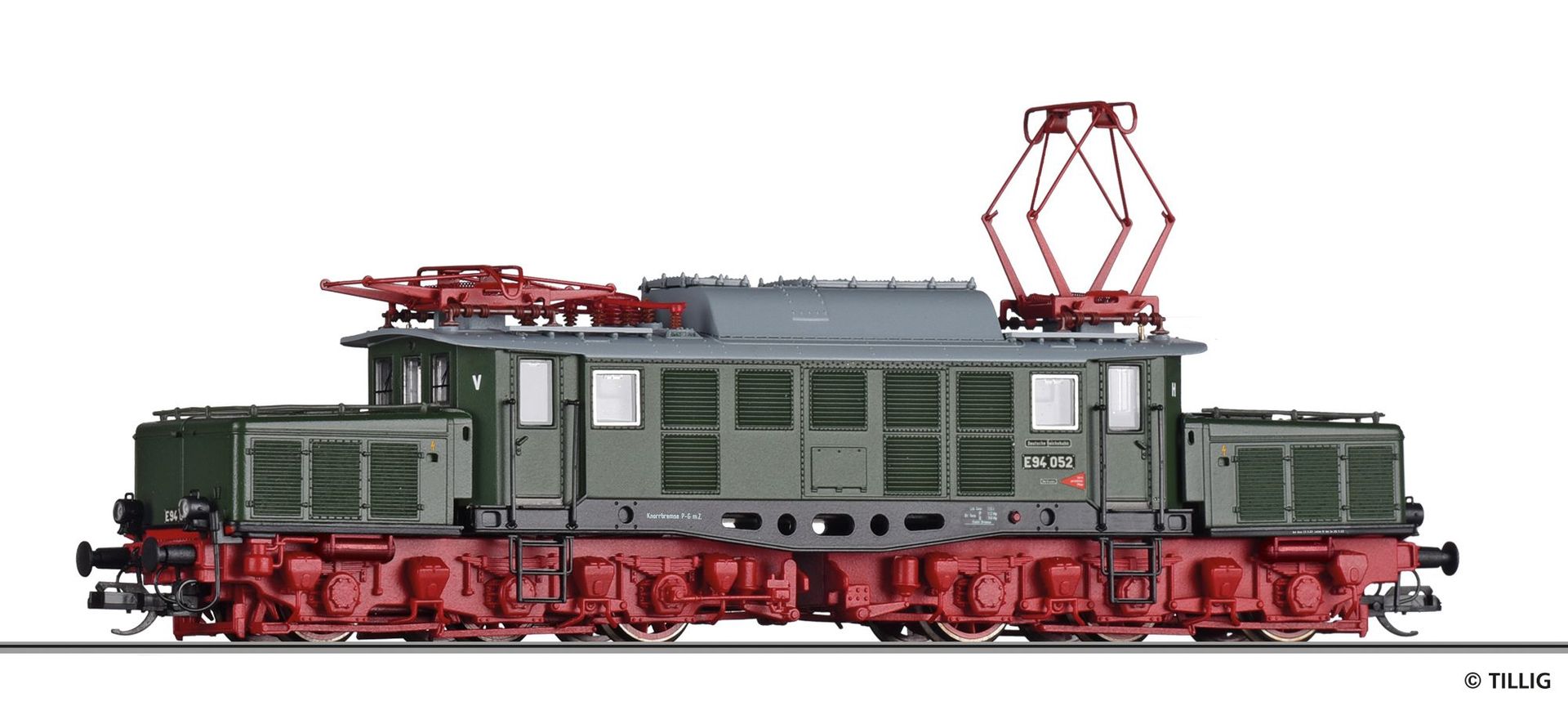 tl502790-93_0 Tillig 502791 - WS-Lok E 94 052 DR Ep. III Fertigmodell analog TT 1:120