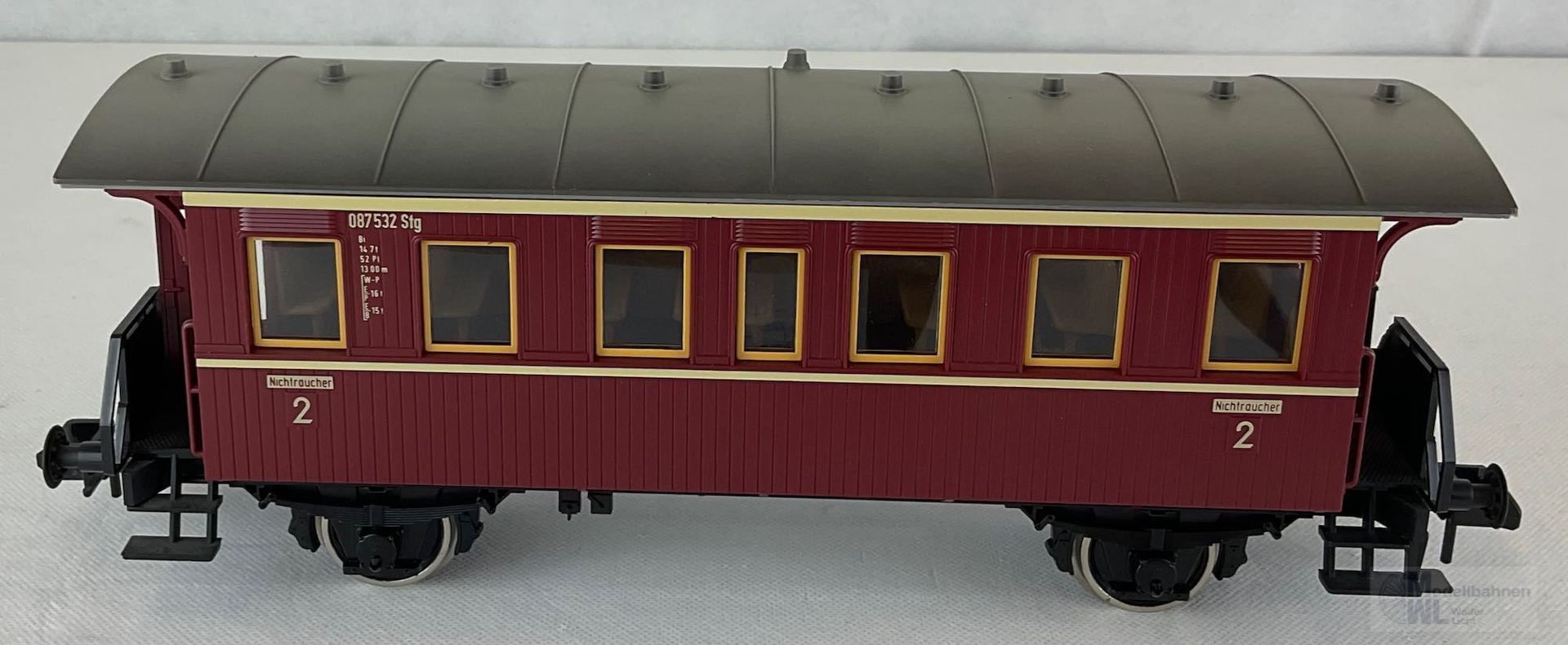 Märklin 5424 - MÄRKLIN - Personenwagen DB 2.Kl. rot Spur 1