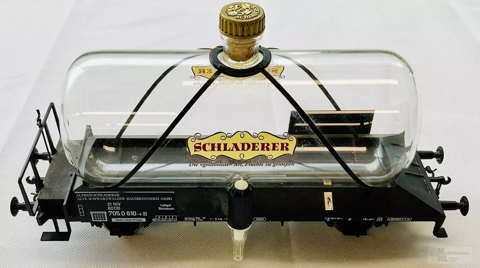 Märklin 5428.2 - MÄRKLIN - Glaskesselwagen DB Ep.IV Schladerer Spur 1