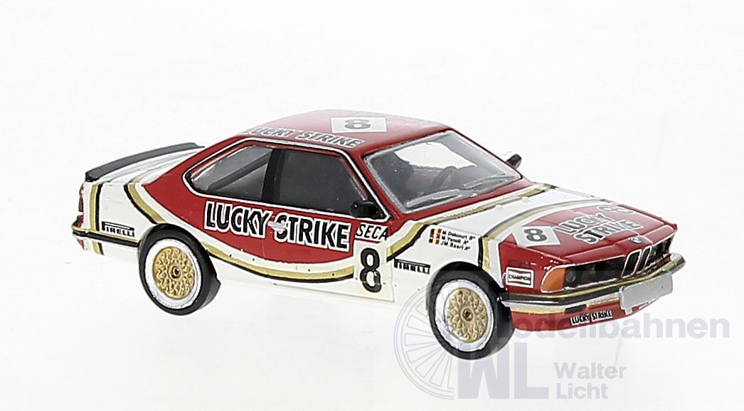 Brekina 24362 - BMW 635 CSi Lucky strike! H0 1:87 Brekina 24362 - BMW 635 CSi Lucky strike! H0 1:87