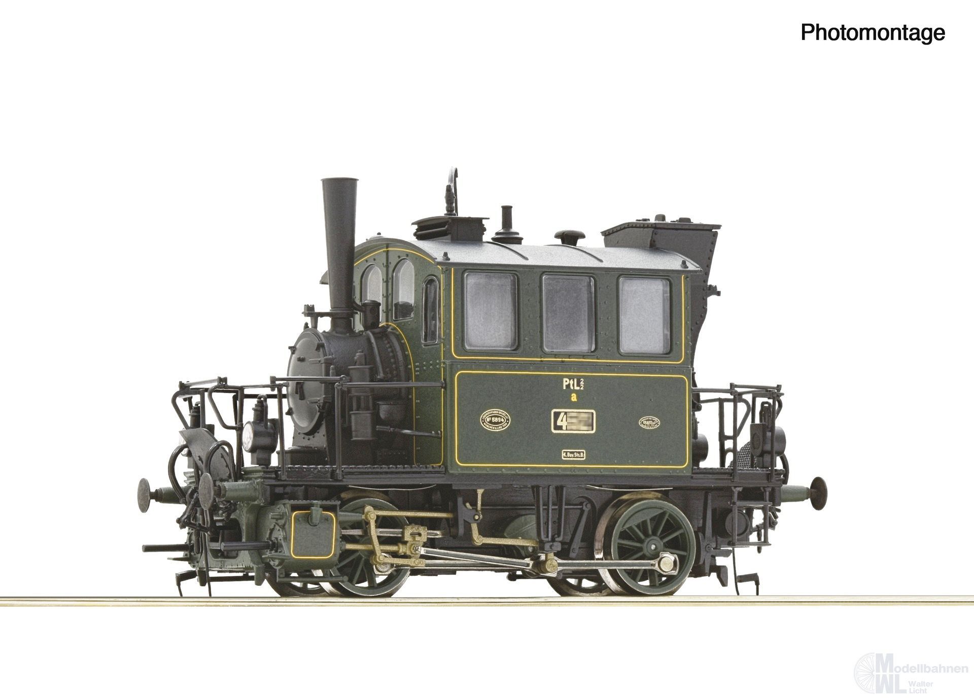 Roco 7110036 - Dampflok PtL 2/2 K.Bay.Sts.B Ep.I H0/GL Sound