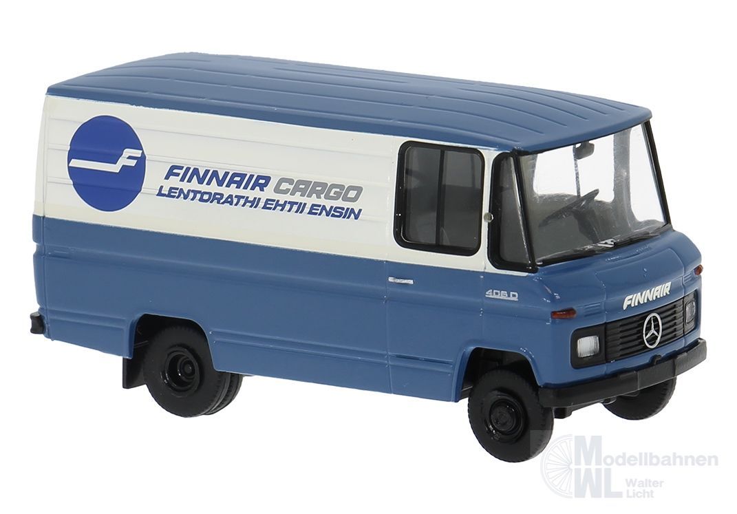 Brekina 36860 - Mercedes-Benz L 406 der Finnair (FIN) H0 1:87