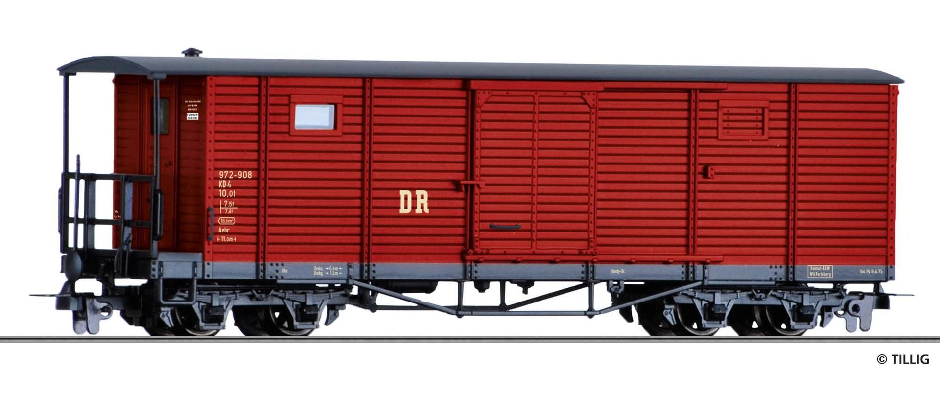 Tillig 05941 - Packwagen DR Ep.IV KD4 H0e Tillig 05941 - Packwagen DR Ep.IV KD4 H0e